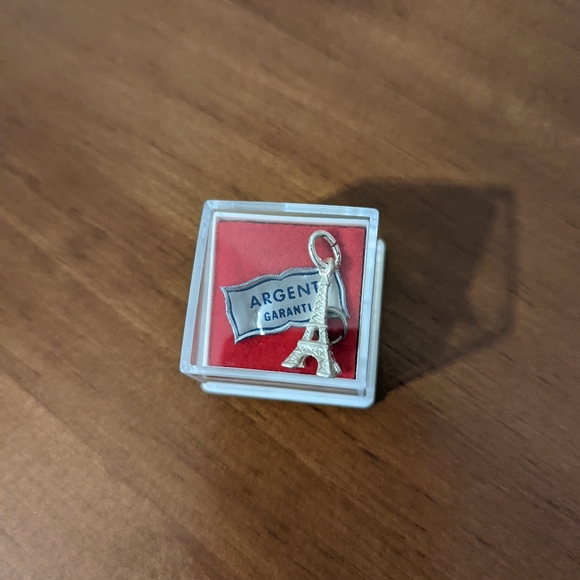 Argent Garanti Silver Eiffel Tower Paris Pendant or Charm - Picture 3 of 9